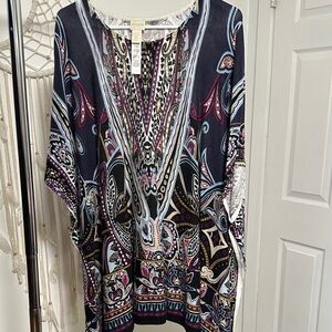 Chico's Multicolor Paisley Women's Top